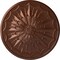Ekena Millwork Artis Ceiling Medallion, Hand-Painted Copper Penny, 27 1/8"OD x 2 5/8"P CM27ARCPS - alternate 1
